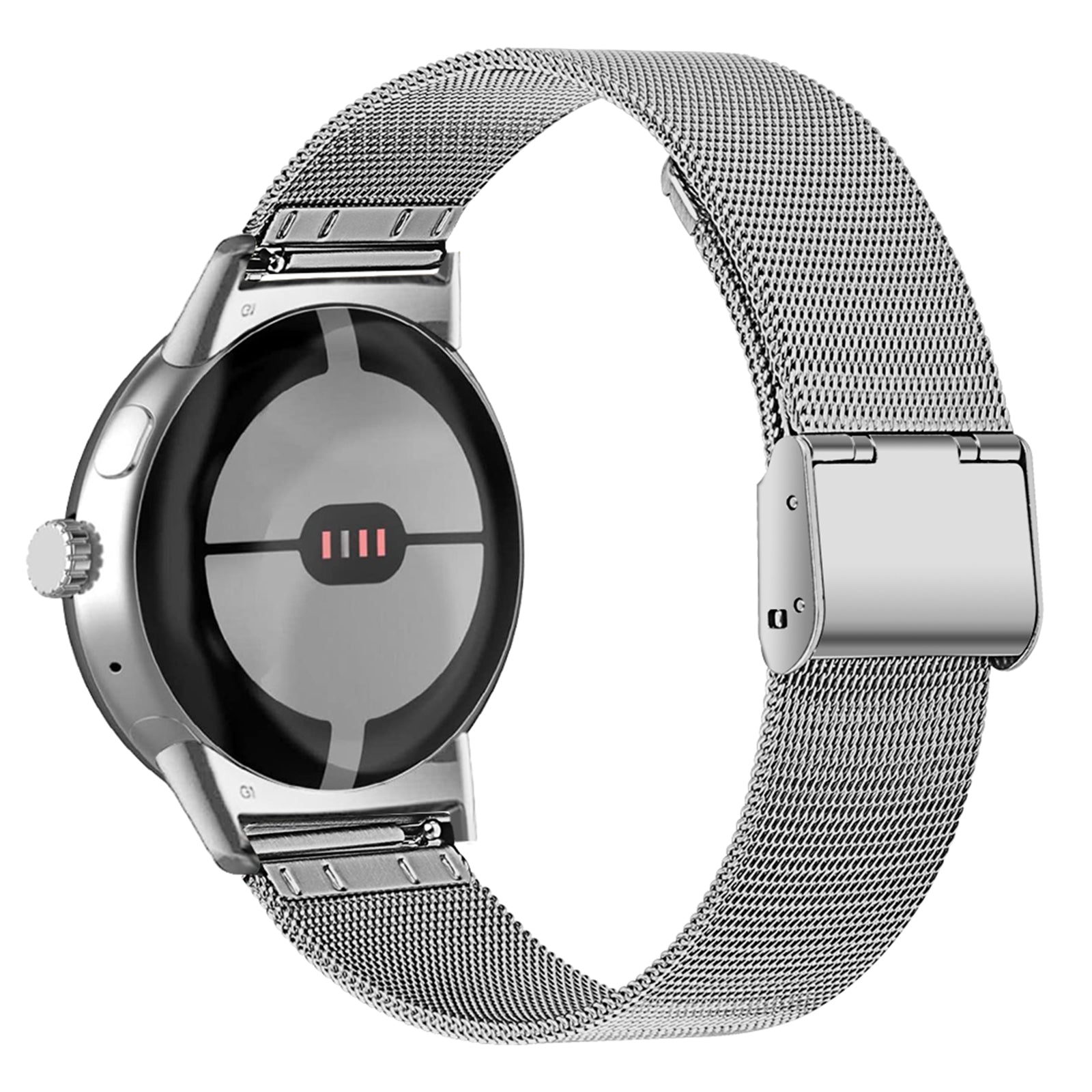 For Google Pixel Watch 2 Pixel Watch Metal Fine Mesh Milanese Smartwatch Strap Replacement Wrist Band with Buckle For Google Pixel Watch 2 Pixel Watch Metal Fine Mesh Milanese Smartwatch Strap Replacement Wrist Band with Buckle